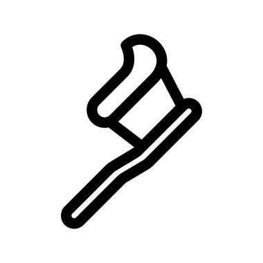 Illustration Vector Graphic of Toothbrush Icon template Design