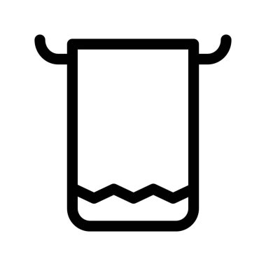 Illustration Vector Graphic of Towel Icon Template Design