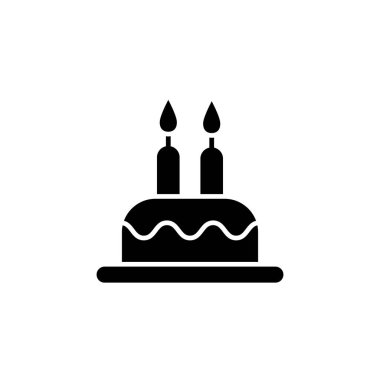 Illustration Vector Graphic of Birthday Cake icon template design
