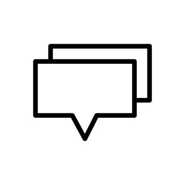 Illustration Vector Graphic of Bubble Speech icon template design