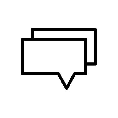 Illustration Vector Graphic of Bubble Speech icon template design