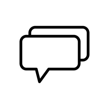 Illustration Vector Graphic of Bubble Speech icon template design