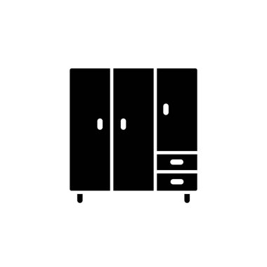 Illustration Vector graphic of Cabinet icon template design