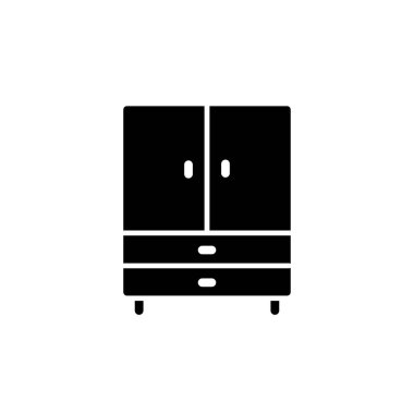 Illustration Vector graphic of Cabinet icon template design