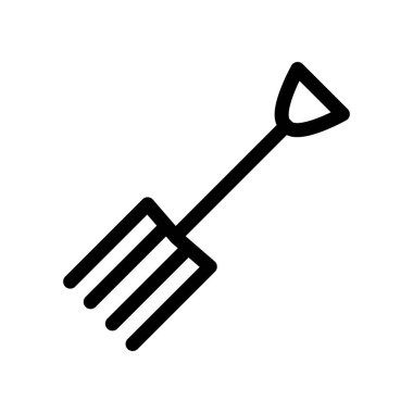 Illustration Vector Graphic of Fork  Garden Icon Template Design
