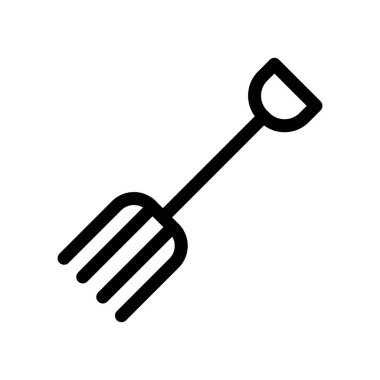 Illustration Vector Graphic of Fork  Garden Icon Template Design