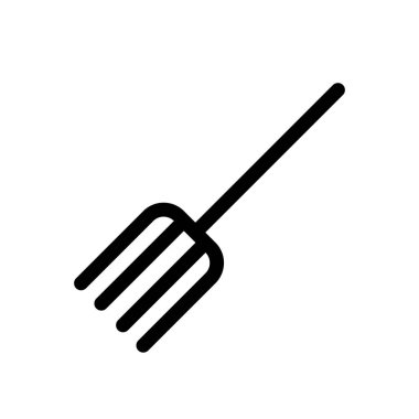 Illustration Vector Graphic of Fork  Garden Icon Template Design