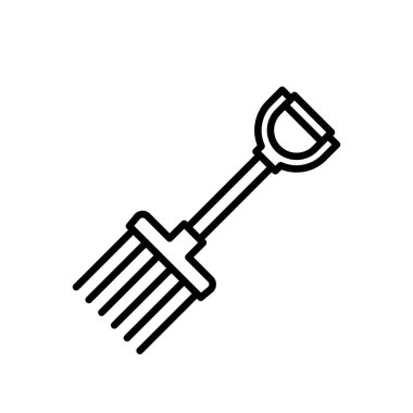 Illustration Vector Graphic of Fork  Garden Icon Template Design