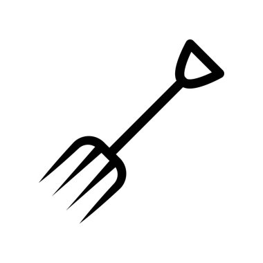 Illustration Vector Graphic of Fork  Garden Icon Template Design