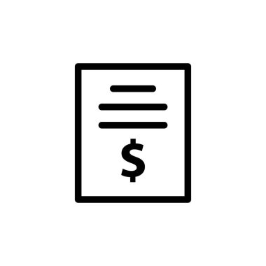 Illustration Vector graphic of Bill Icon Template Design