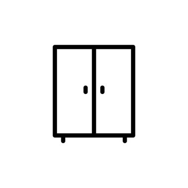 Illustration Vector Graphic of Cabinet Icon Template Design