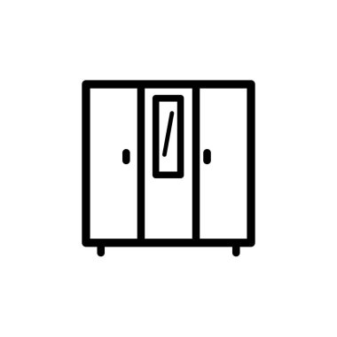 Illustration Vector Graphic of Cabinet Icon Template Design