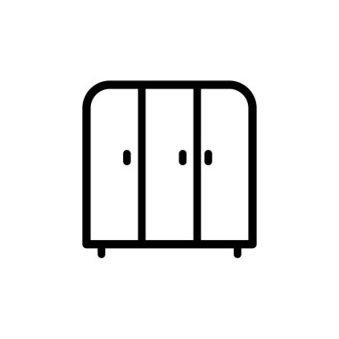 Illustration Vector Graphic of Cabinet Icon Template Design