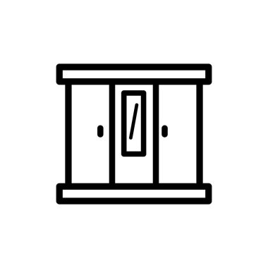 Illustration Vector Graphic of Cabinet Icon Template Design
