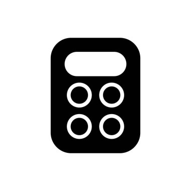 Illustration Vector graphic of calculator icon design