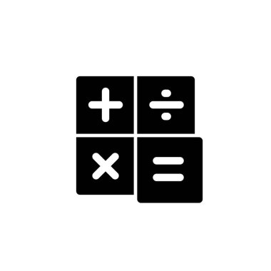 Illustration Vector graphic of calculator icon design