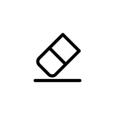 Illustration Vector Graphic of Eraser Icon Template Design