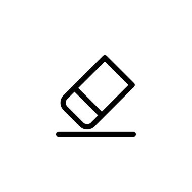 Illustration Vector Graphic of Eraser Icon Template Design