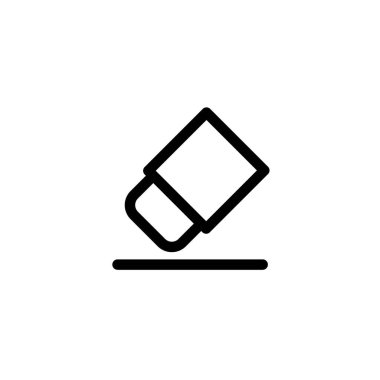 Illustration Vector Graphic of Eraser Icon Template Design
