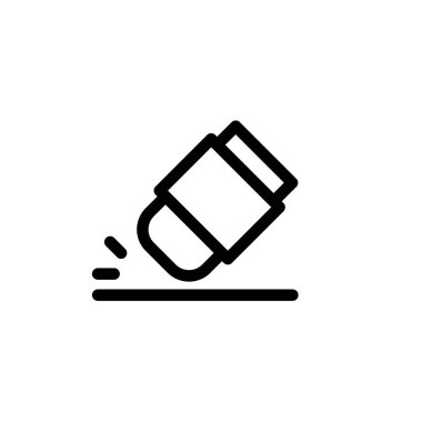 Illustration Vector Graphic of Eraser Icon Template Design