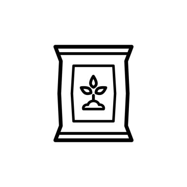 Illustration Vector graphic of fertilizer icon. Fit for gardening, soil, farmer, plant etc.