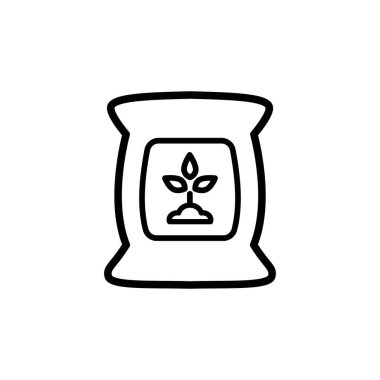 Illustration Vector graphic of fertilizer icon. Fit for gardening, soil, farmer, plant etc.