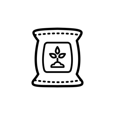 Illustration Vector graphic of fertilizer icon. Fit for gardening, soil, farmer, plant etc.