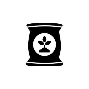 Illustration Vector graphic of fertilizer icon. Fit for gardening, soil, farmer, plant etc.