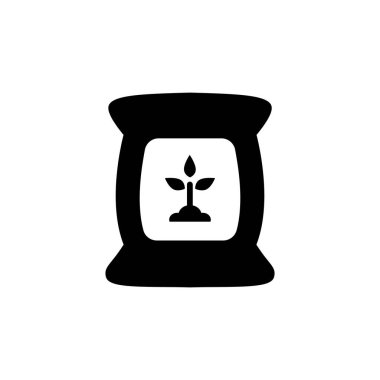 Illustration Vector graphic of fertilizer icon. Fit for gardening, soil, farmer, plant etc.