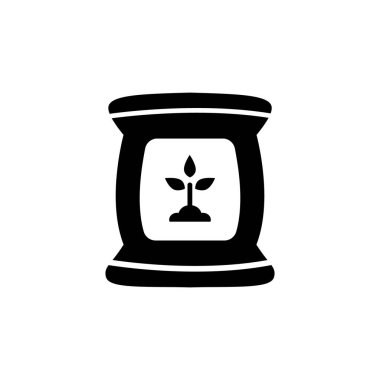 Illustration Vector graphic of fertilizer icon. Fit for gardening, soil, farmer, plant etc.