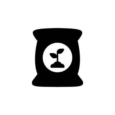 Illustration Vector graphic of fertilizer icon. Fit for gardening, soil, farmer, plant etc.