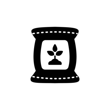 Illustration Vector graphic of fertilizer icon. Fit for gardening, soil, farmer, plant etc.