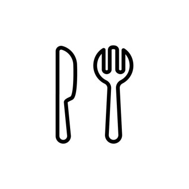 Illustration Vector graphic of fork icon template design