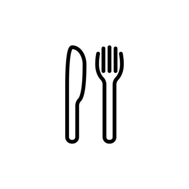 Illustration Vector graphic of fork icon template design