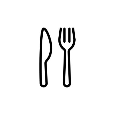 Illustration Vector graphic of fork icon template design