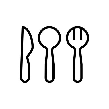 Illustration Vector graphic of fork icon template design
