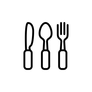 Illustration Vector graphic of fork icon template design