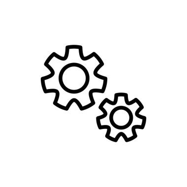 Illustration Vector graphic of Gear icon template design