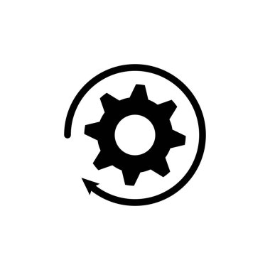 Illustration Vector graphic of Gear icon template design