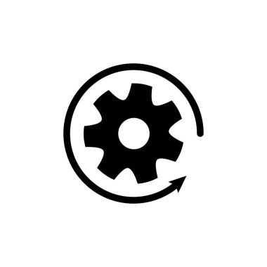 Illustration Vector graphic of Gear icon template design