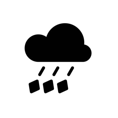 Illustration Vector Graphic of Hail Icon Template Design