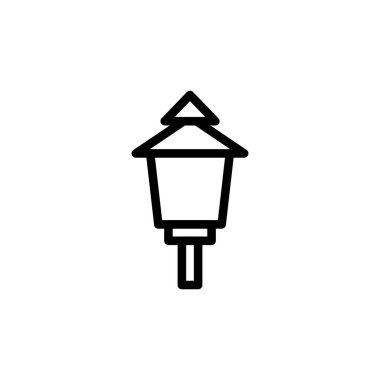 Illustration Vector graphic of Garden Lamp Icon template design