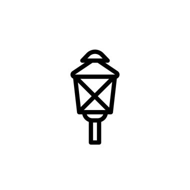 Illustration Vector graphic of Garden Lamp Icon template design