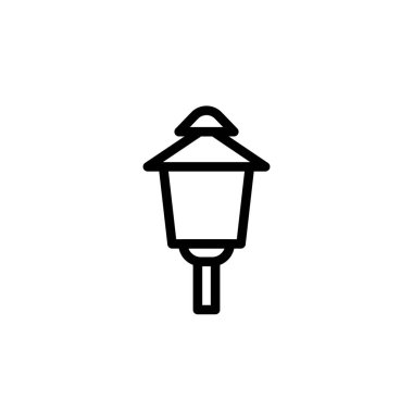 Illustration Vector graphic of Garden Lamp Icon template design