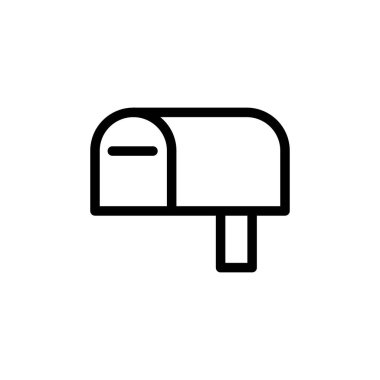 Illustration Vector graphic of Mail Box icon. Fit for address, contact, postal etc.