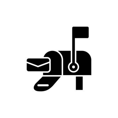 Illustration Vector graphic of Mail Box icon. Fit for address, contact, postal etc.