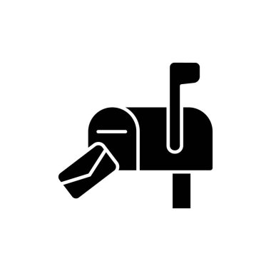 Illustration Vector graphic of Mail Box icon. Fit for address, contact, postal etc.