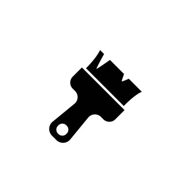 Illustration Vector graphic of Paintbrush Icon. Fit for education, decoration, repair, ink etc