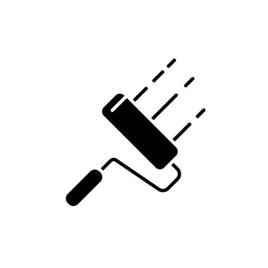 Illustration Vector graphic of Paintbrush Icon. Fit for education, decoration, repair, ink etc