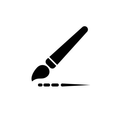 Illustration Vector graphic of Paintbrush Icon. Fit for education, decoration, repair, ink etc